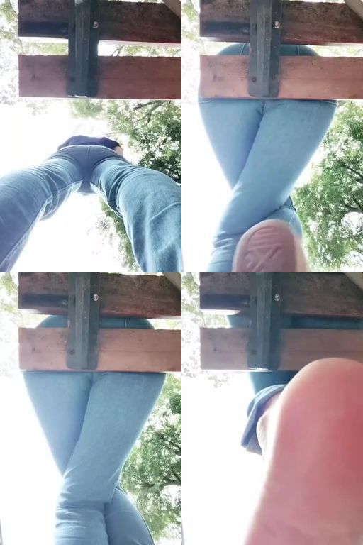 Lin狐-第一视角公园露出牛仔裤胯下羞辱