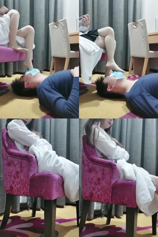 三寸金脚-圈养第一天_肉丝美腿下跪恋足舔