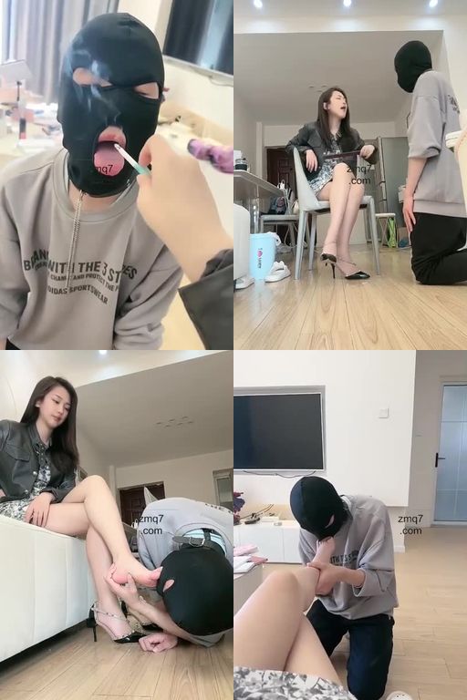 乔妹-调教学生狗