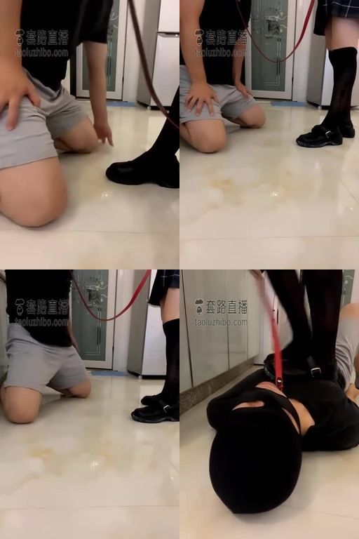 云云酱-日常踢打踩,黑丝小皮鞋