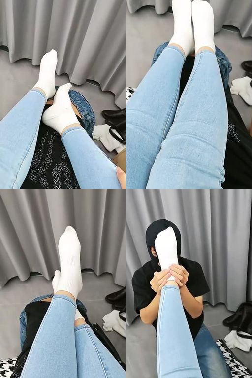 亿姐S-红绿灯场长靴捂了一天的白袜气味辱