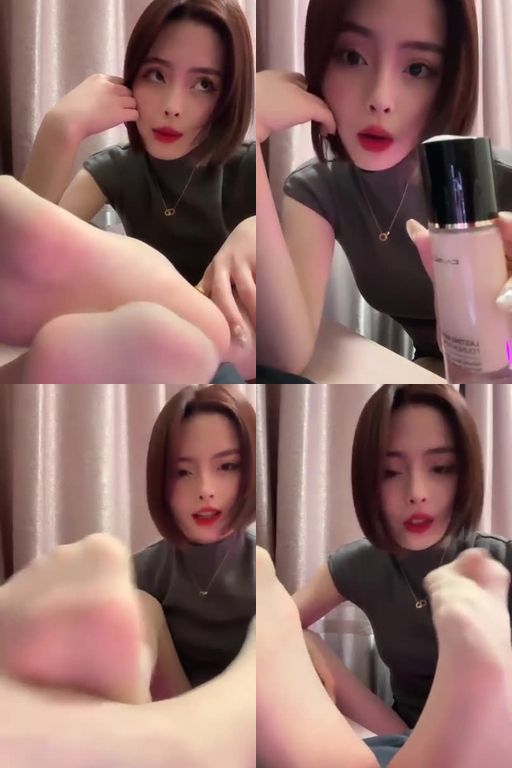 你的美女祖宗-第一视角肉丝搓脚