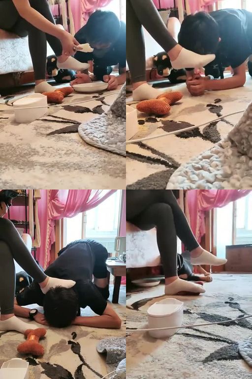 依依东望-原味白袜jio气味辱犬奴