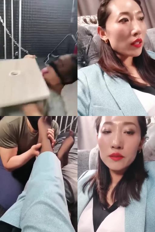 冷御女王-圈养犬化双狗-高跟黑丝踩虐