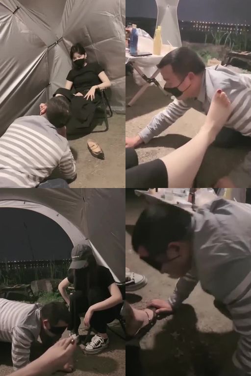 凯瑟琳-户外觅食62分钟_双S户外遛狗_鞭打跪舔脏鞋裸足踩踏