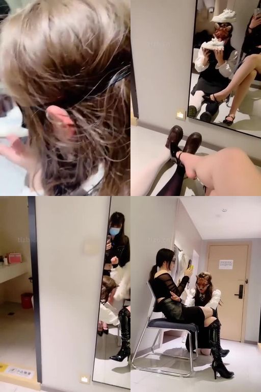 南纯熙-母畜_双S_清理脏长靴骑马转胯顶鞋