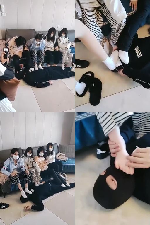 吴迪M-4S素人学生_轮流舔脏鞋强制闻鞋闻袜气味辱