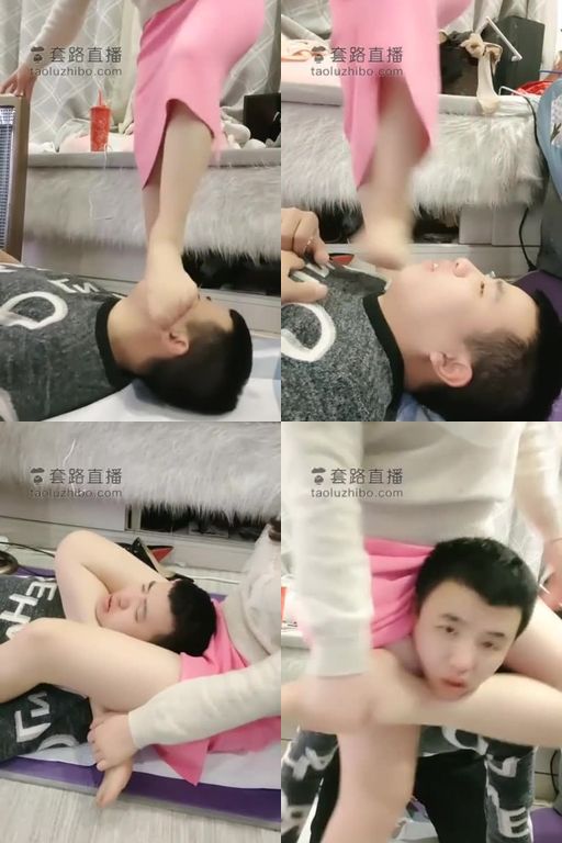 咩祖-虐一只露脸飞车党,丝袜脚耳光舔丝舔脏鞋底腿夹脖子窒息坐脸