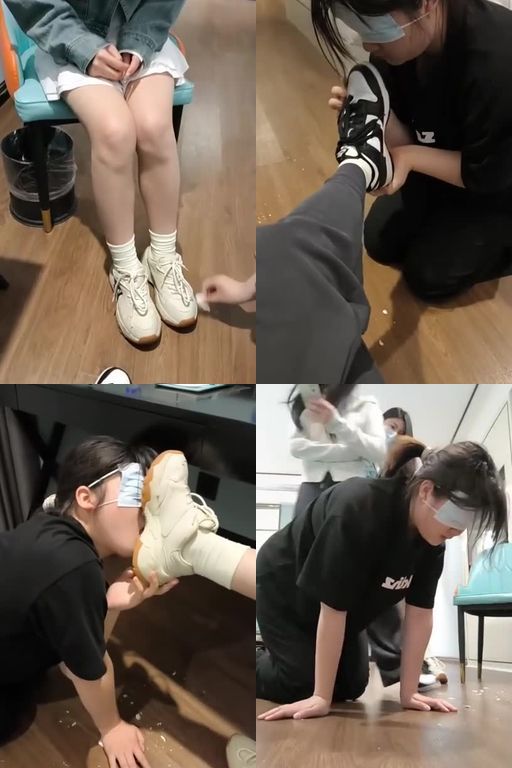 哈宝-带陪玩小姐姐尝试一下51分钟双S母畜耐克鞋踩踏转胯舔素人脏鞋骑脖