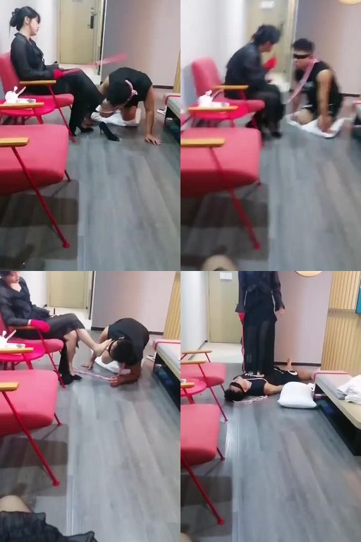 天韵女皇-看闺蜜怎么教训抖M男友