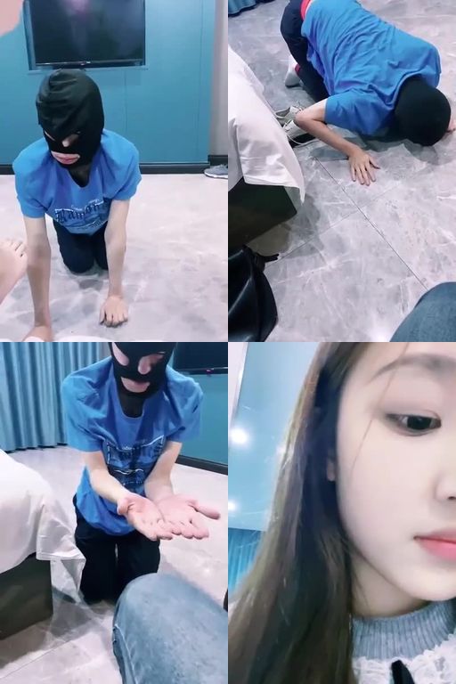 妮妮子-双S_棉袜+黑丝跪舔踩踏赏赐圣水