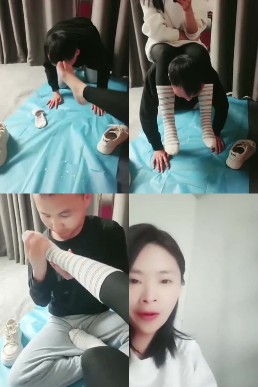 娜S-吃好吃的了狗子超臭棉袜气味辱