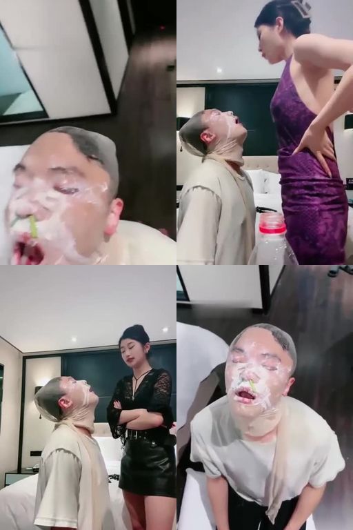 宫雪大人-双S重口口吐酸奶铺满脸进眼睛寰寰辰辰宸宸