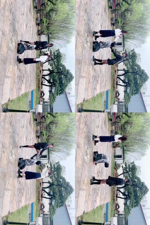 宸宸寰寰-户外狠虐30分钟宫雪大人双S户外暴力耳光踢踹贱狗续集