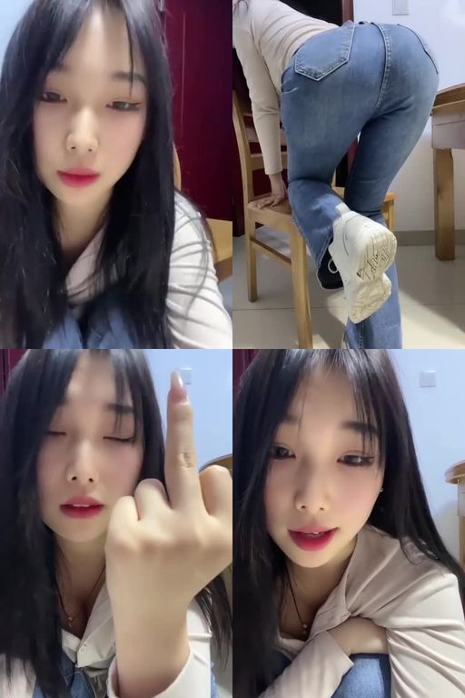 小x田甜圈-第一视角-牛仔臀下足下