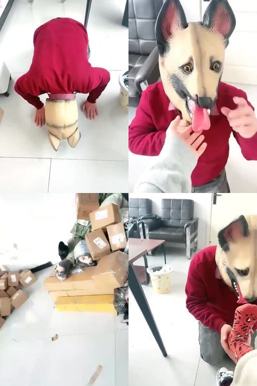 小原妈妈-主人带狗奴工作_彻底训化人形犬