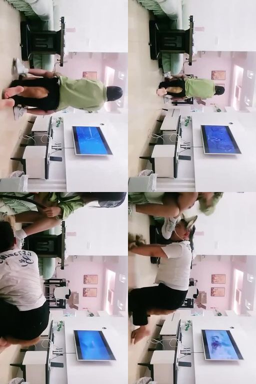 小妈咪-骑马狗爬清理脏鞋白袜