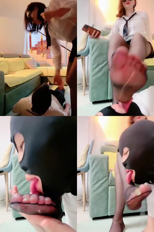 小妮S-提档训练狗舌黑丝高跟玩虐转胯狗爬臭脚捂脸窒息