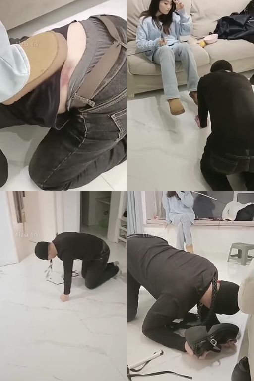 小殿下-雪地靴践踏抖M家奴