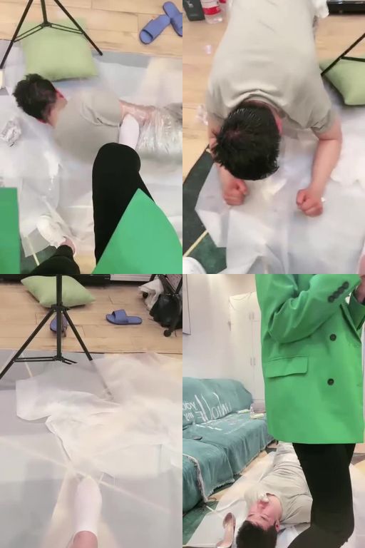 思诺-第一次玩深喉变被踹打吃船袜