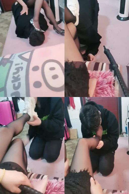 成都叶子-打手心高跟黑丝诱惑耳光嘴叼袜子