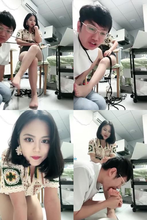 栀子女王-陪主人直播被虐废