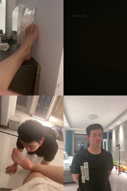 汐言S-藤条抽鞋抽耳光闻鞋子掐乳