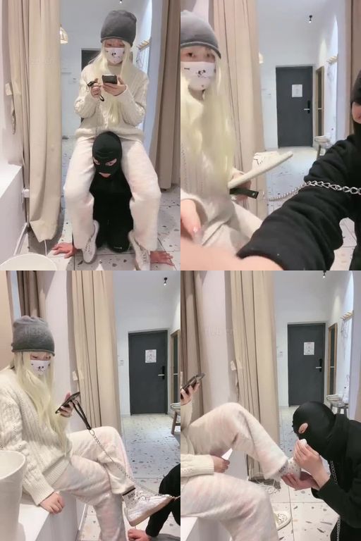 江雨浓老师-碾压踩狗头清理脏鞋全体重踩骑马垃圾桶套头