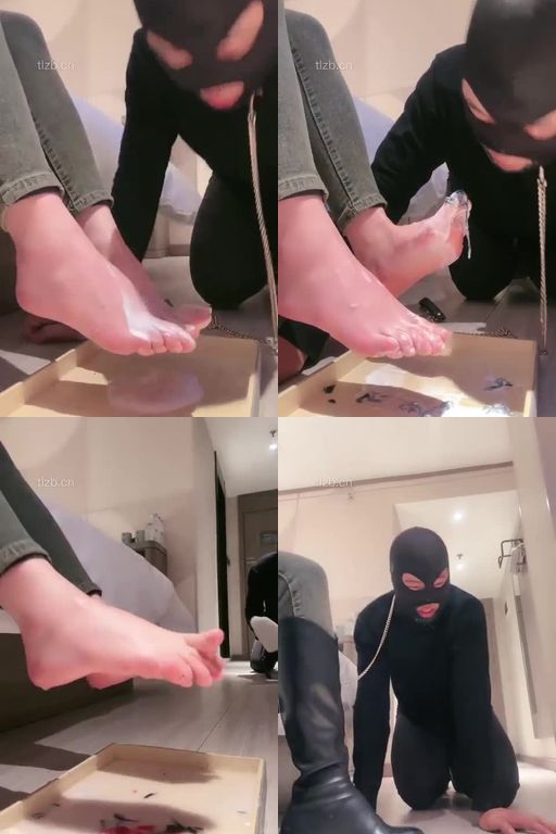 沐阳大小姐-胯下辱舔脏长靴原味船袜骑马踩踏脚喂食