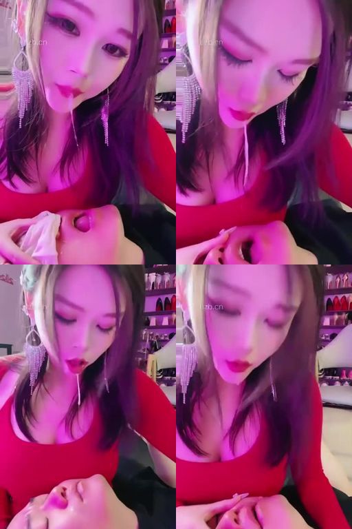 甜心教主-重口场-拉丝浓痰口水强迫喂