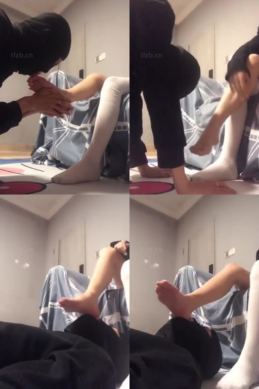 甜恬S-原味白棉袜+裸足诱惑发骚奴