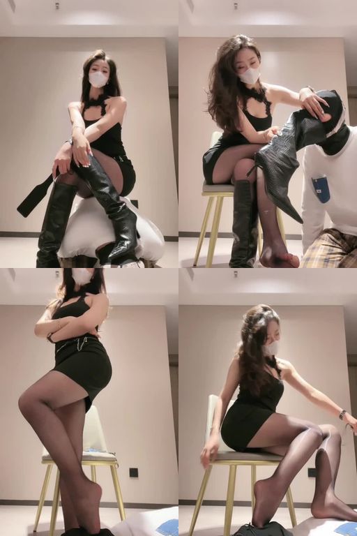 禾末-长靴黑丝车模S压迫感永远膜拜的王