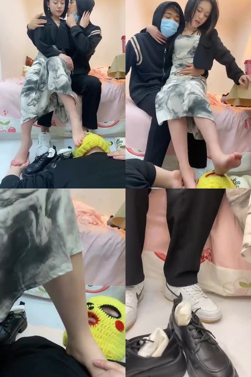 精神小妹-情侣主全体重踩踏舔脏鞋白袜骑脖转胯