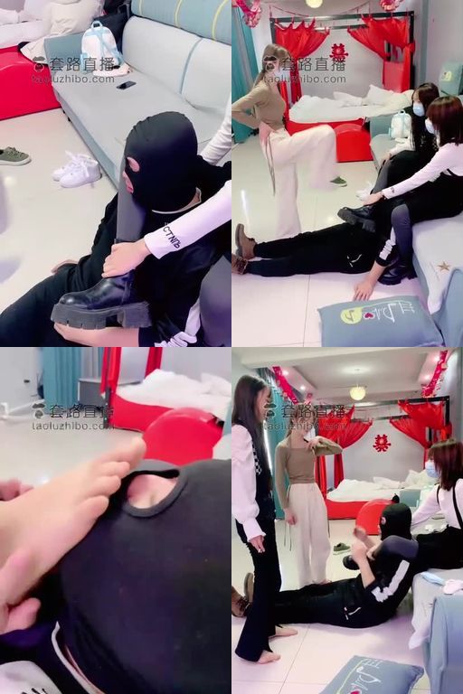 精神小妹-踢靶子训练24分钟双S踢踹教训班主任腿绞