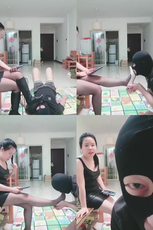 红红S-长靴踩虐重度鞭打喂口水裸足狂舔_钻胯骑马遛狗喂食踩脸