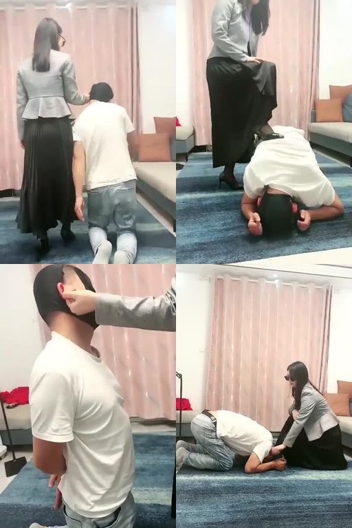 绯闻王妃-狗奴才体罚宁耳朵白领S高跟黑丝踩揪耳朵体罚骑马