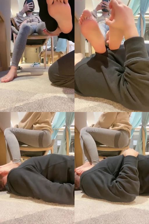 罗宾-紧身裤脚下骚狗