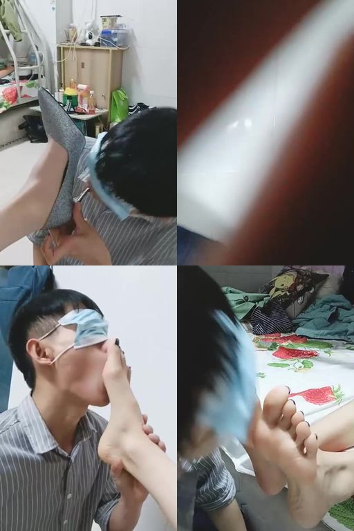 美娜格格-剧情算命骗子调成狗高跟插嘴