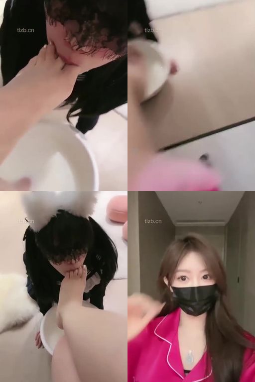 美美子-47分钟_牛奶浴足舌头保养混合升水洗脚水强制喝到饱