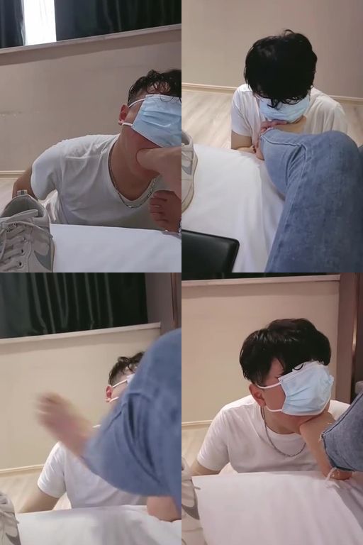 芊兮S-插嘴裸足狂舔原味白袜气味辱