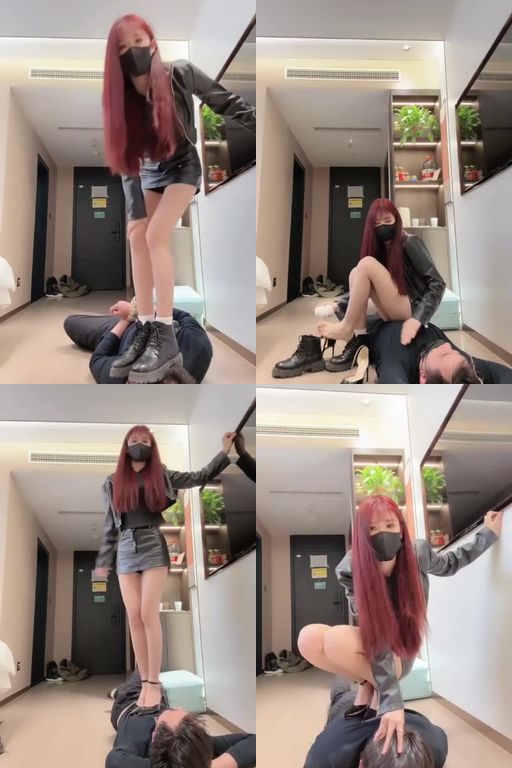 苏西S-踩一踩33分钟_捆绑马丁靴白袜踩狗爪毁容式踩狗脸高跟踩