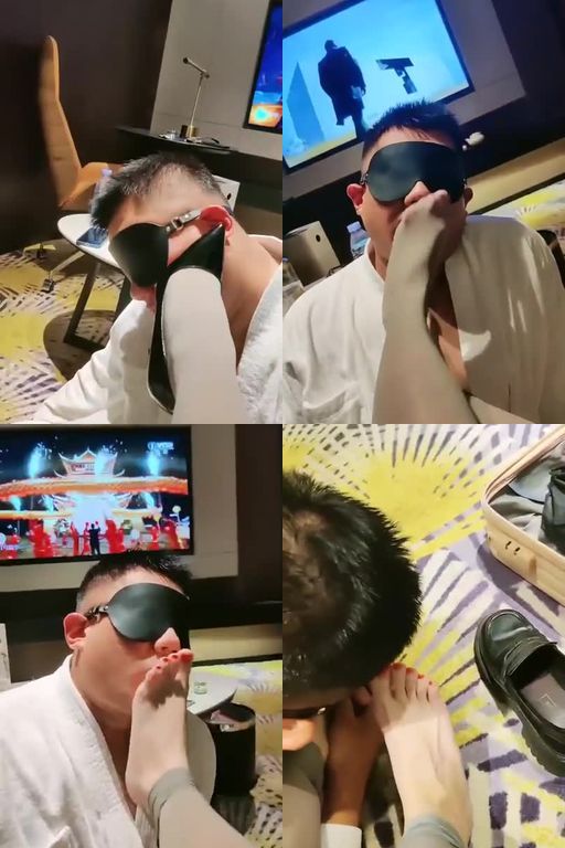 蓝蓝大S-高跟肉丝脚踩虐耳光脚插嘴