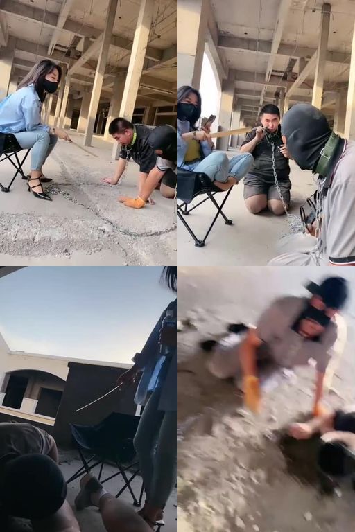 辣姐-Tj户外双狗66分钟户外工地父子狗磕头求虐骑马骑脖舔超脏鞋底虐狗舌