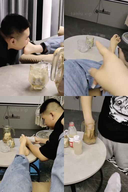 辣姐-舌尖上的162分钟圈养狗犬化伺候主人喝泡袜子水