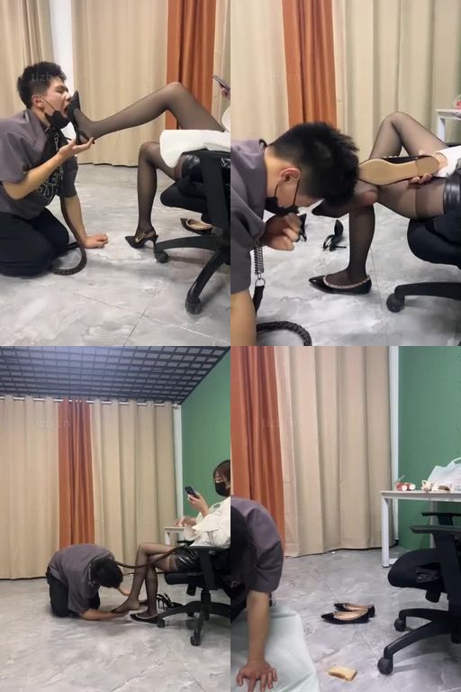 酒鸽sama-调教男高狗69分钟黑丝脚踩鞭打清理鞋底洗脚水窒息喂食