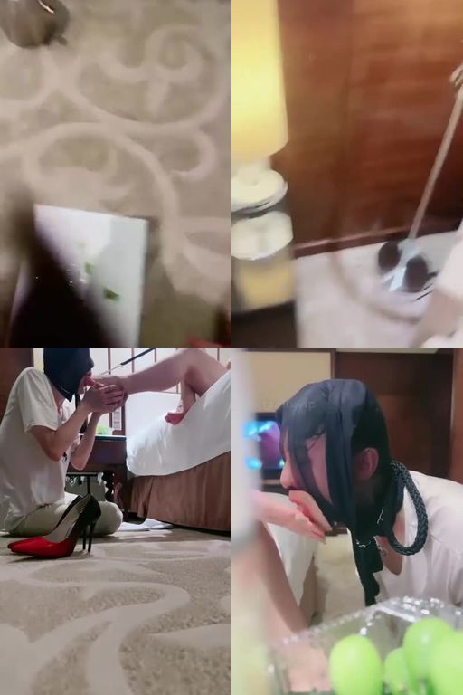 长沙雪王-狗链遛狗骑马黑丝高跟踩虐喝圣水咀嚼物