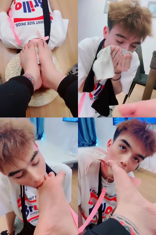 香奶奶-闻超臭棉袜发骚吮吸脚趾