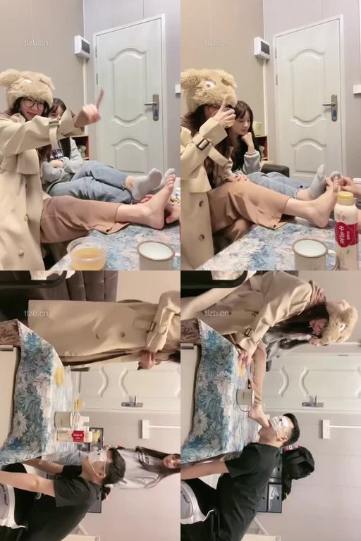 香芋朱朱-姐妹花虐男友骑马圣水臭脚窒息舔拖鞋