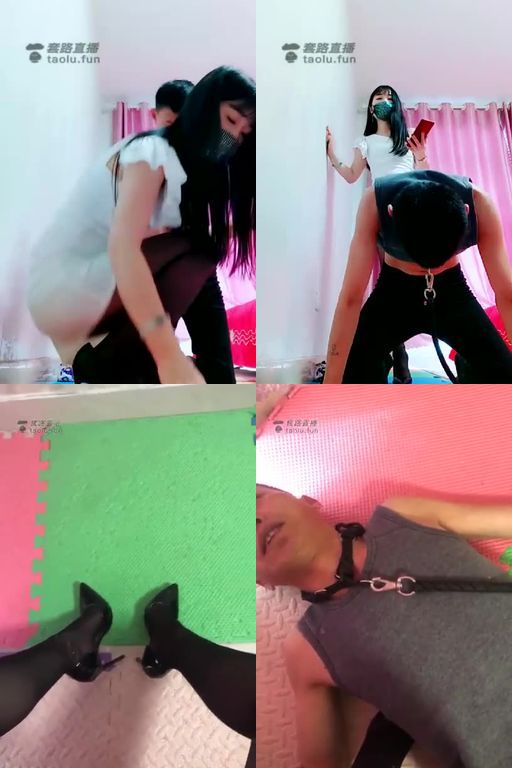 魅影女神-骑马钻胯全体重踩踏虐乳,鞭打粗口踩头喝圣水