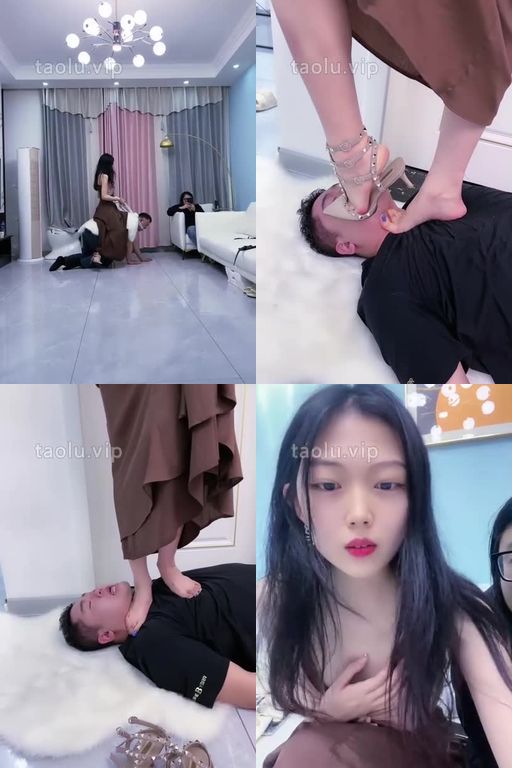 麋鹿银儿-全程透支76分钟4狗全程高能骑马犬化高跟裸足全体重跳踩